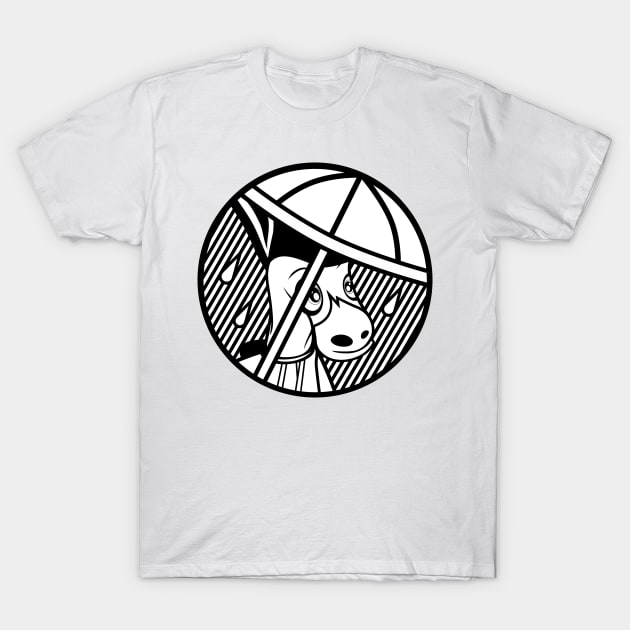 MOULE Umbrella Black and White T-Shirt by MOULE